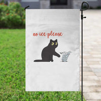 No Ice Please Garden Flag Funny Cat Abolish ICE Meme Protest