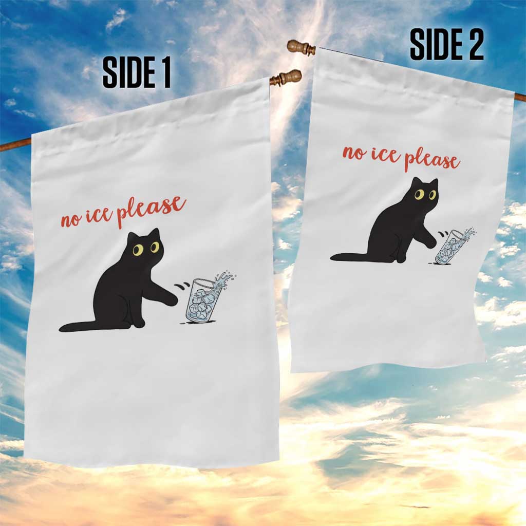 No Ice Please Garden Flag Funny Cat Abolish ICE Meme Protest