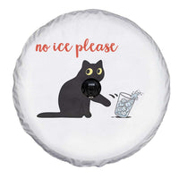 No Ice Please Spare Tire Cover Funny Cat Abolish ICE Meme Protest