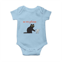 No Ice Please Baby Onesie Funny Cat Abolish ICE Meme Protest