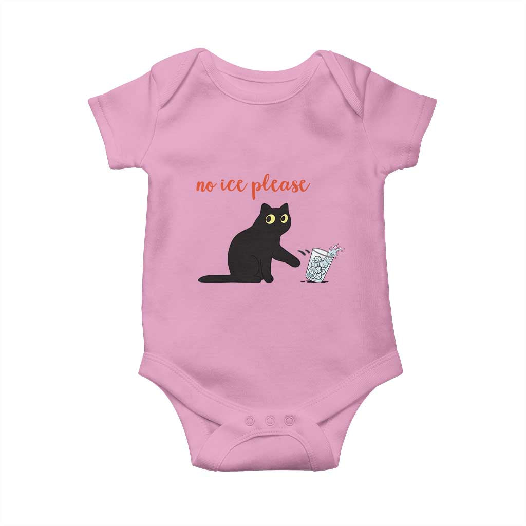 No Ice Please Baby Onesie Funny Cat Abolish ICE Meme Protest