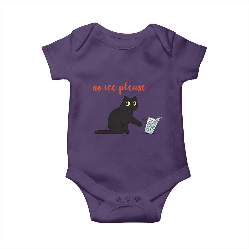 No Ice Please Baby Onesie Funny Cat Abolish ICE Meme Protest