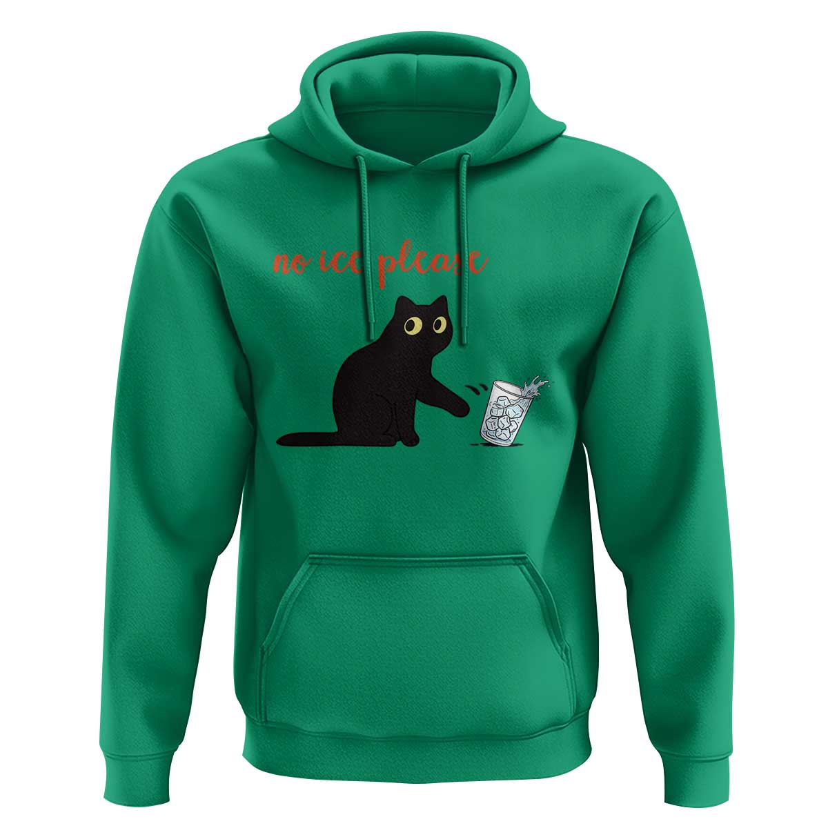 No Ice Please Hoodie Funny Cat Abolish ICE Meme Protest