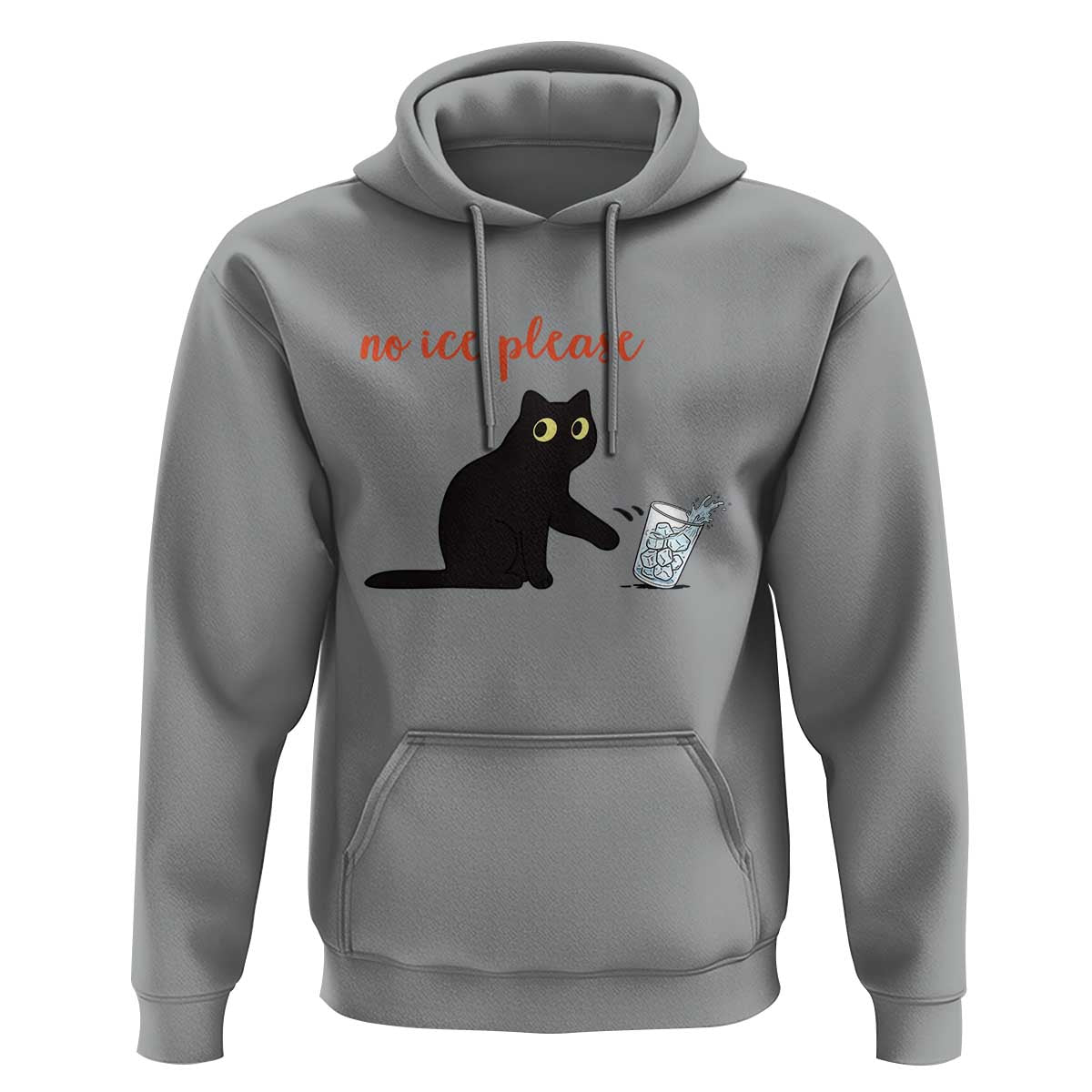 No Ice Please Hoodie Funny Cat Abolish ICE Meme Protest