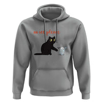 No Ice Please Hoodie Funny Cat Abolish ICE Meme Protest