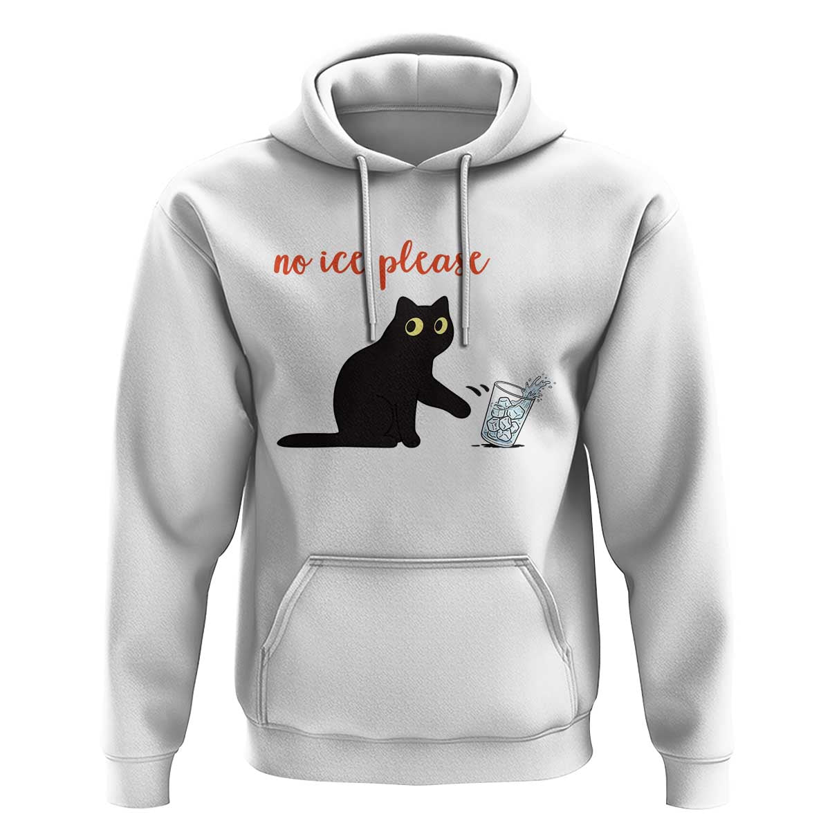 No Ice Please Hoodie Funny Cat Abolish ICE Meme Protest