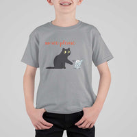 No Ice Please T Shirt For Kid Funny Cat Abolish ICE Meme Protest