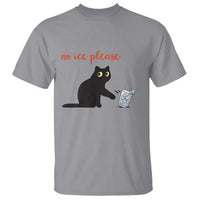 No Ice Please T Shirt Funny Cat Abolish ICE Meme Protest