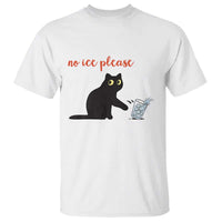 No Ice Please T Shirt Funny Cat Abolish ICE Meme Protest