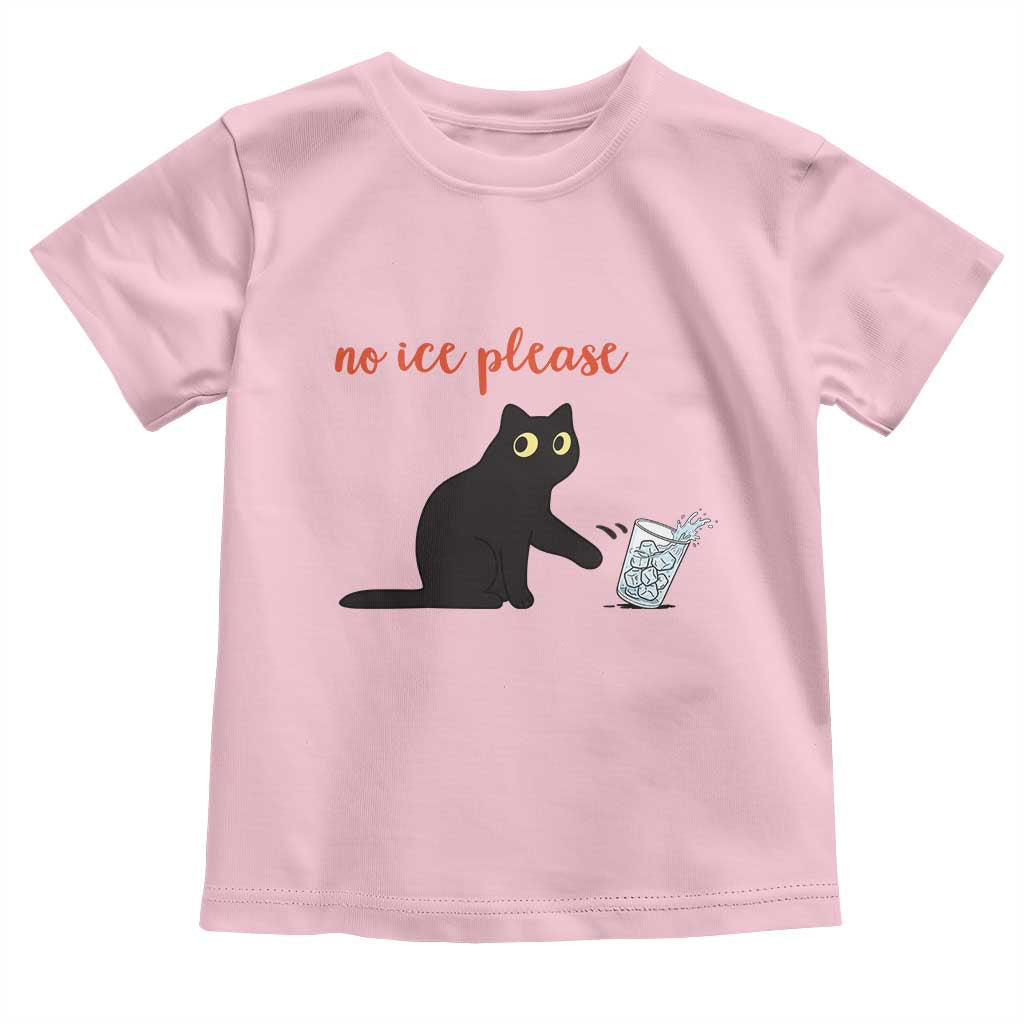 No Ice Please Toddler T Shirt Funny Cat Abolish ICE Meme Protest