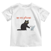 No Ice Please Toddler T Shirt Funny Cat Abolish ICE Meme Protest