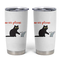 No Ice Please Tumbler Cup Funny Cat Abolish ICE Meme Protest