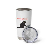 No Ice Please Tumbler Cup Funny Cat Abolish ICE Meme Protest