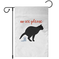 No Ice Please Garden Flag Funny Cat Abolish ICE Meme