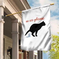 No Ice Please Garden Flag Funny Cat Abolish ICE Meme