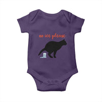 No Ice Please Baby Onesie Funny Cat Abolish ICE Meme