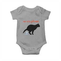 No Ice Please Baby Onesie Funny Cat Abolish ICE Meme