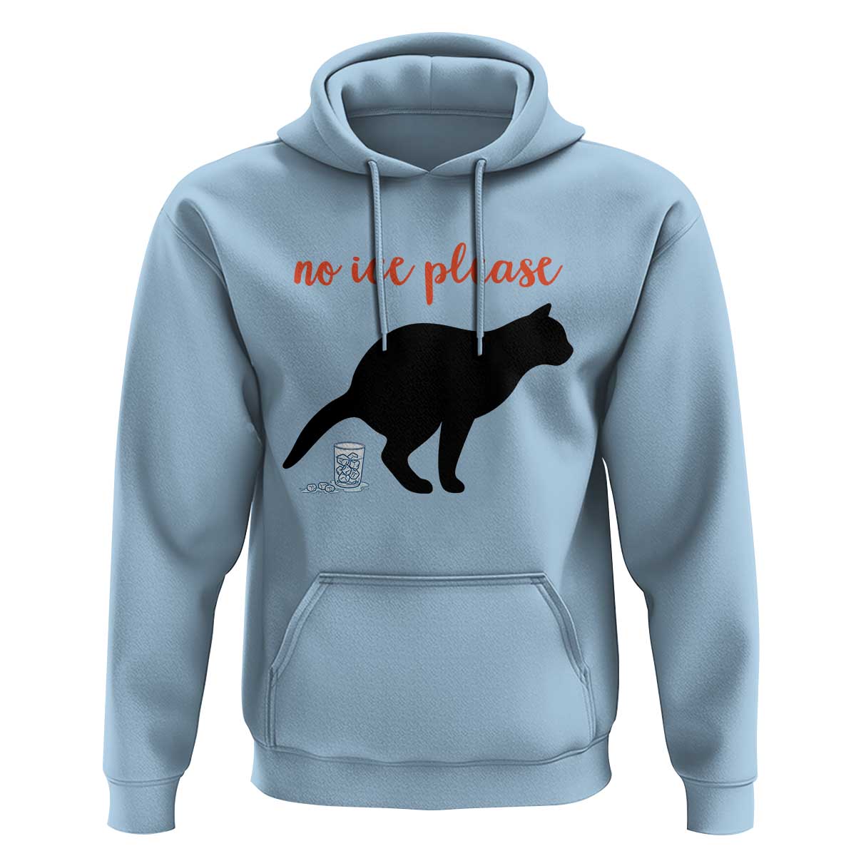 No Ice Please Hoodie Funny Cat Abolish ICE Meme