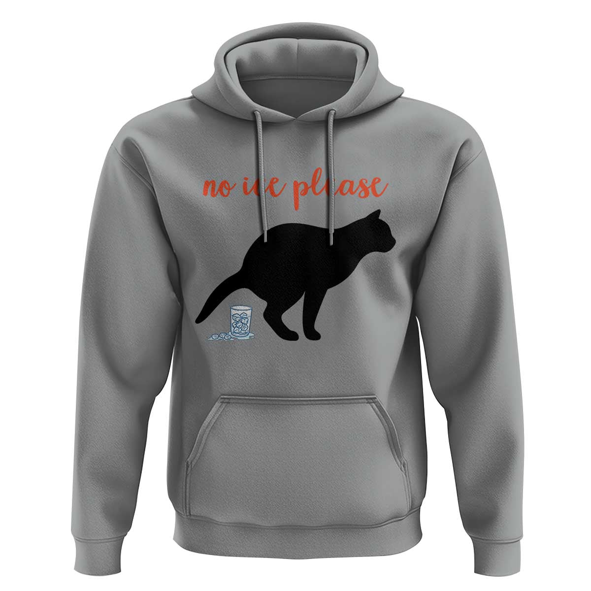 No Ice Please Hoodie Funny Cat Abolish ICE Meme
