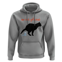 No Ice Please Hoodie Funny Cat Abolish ICE Meme