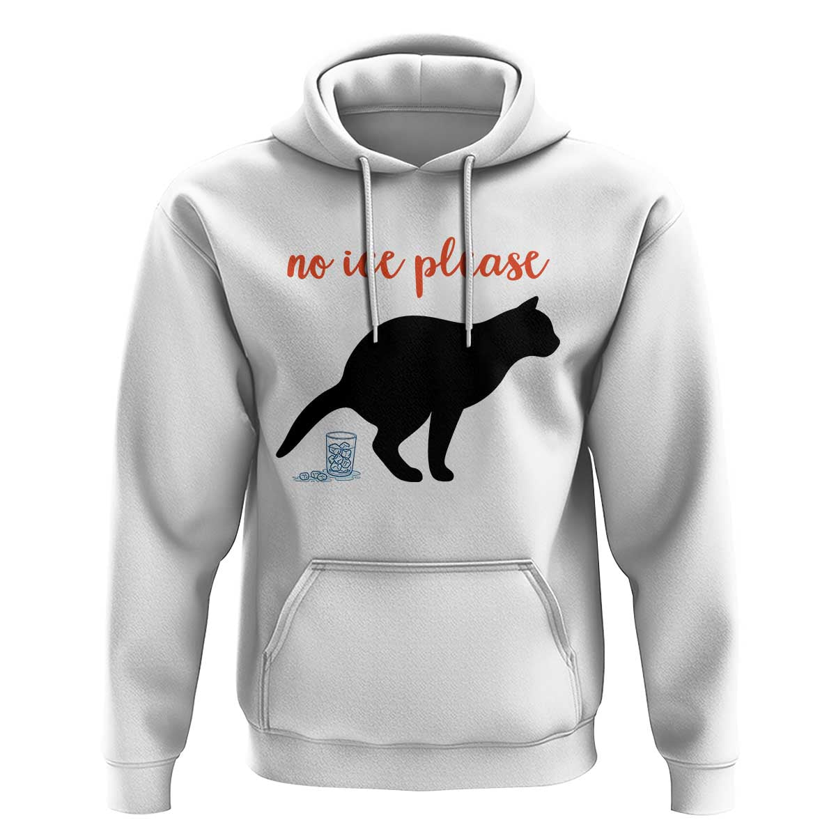 No Ice Please Hoodie Funny Cat Abolish ICE Meme