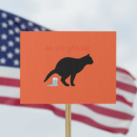 No Ice Please Protest Sign Funny Cat Abolish ICE Meme
