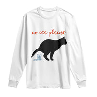 No Ice Please Long Sleeve Shirt Funny Cat Abolish ICE Meme