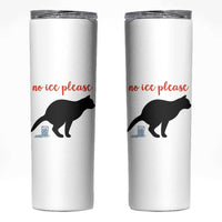 No Ice Please Skinny Tumbler Funny Cat Abolish ICE Meme