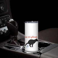 No Ice Please Skinny Tumbler Funny Cat Abolish ICE Meme