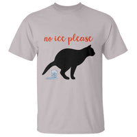 No Ice Please T Shirt Funny Cat Abolish ICE Meme