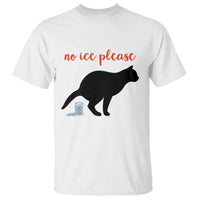No Ice Please T Shirt Funny Cat Abolish ICE Meme