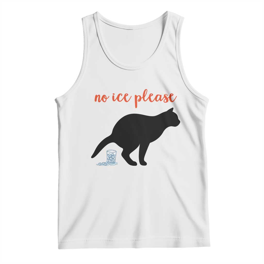 No Ice Please Tank Top Funny Cat Abolish ICE Meme