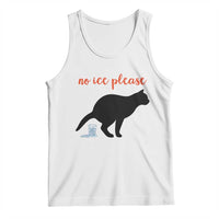 No Ice Please Tank Top Funny Cat Abolish ICE Meme