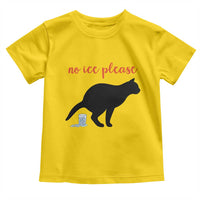 No Ice Please Toddler T Shirt Funny Cat Abolish ICE Meme