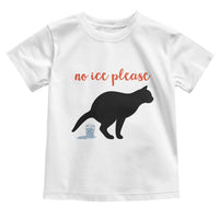 No Ice Please Toddler T Shirt Funny Cat Abolish ICE Meme