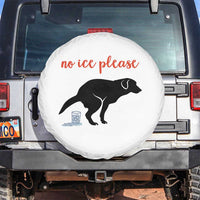 No Ice Please Spare Tire Cover Funny Dog Anti ICE Meme