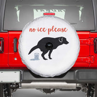 No Ice Please Spare Tire Cover Funny Dog Anti ICE Meme