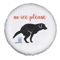 No Ice Please Spare Tire Cover Funny Dog Anti ICE Meme
