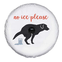 No Ice Please Spare Tire Cover Funny Dog Anti ICE Meme
