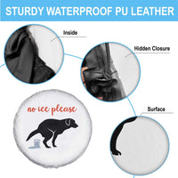 No Ice Please Spare Tire Cover Funny Dog Anti ICE Meme