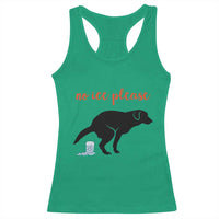 No Ice Please Racerback Tank Top Funny Dog Anti ICE Meme