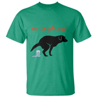 No Ice Please T Shirt Funny Dog Anti ICE Meme