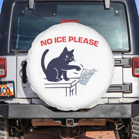 No Ice Please Spare Tire Cover Funny Cat Anti ICE Meme