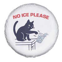No Ice Please Spare Tire Cover Funny Cat Anti ICE Meme