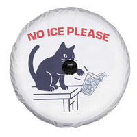 No Ice Please Spare Tire Cover Funny Cat Anti ICE Meme