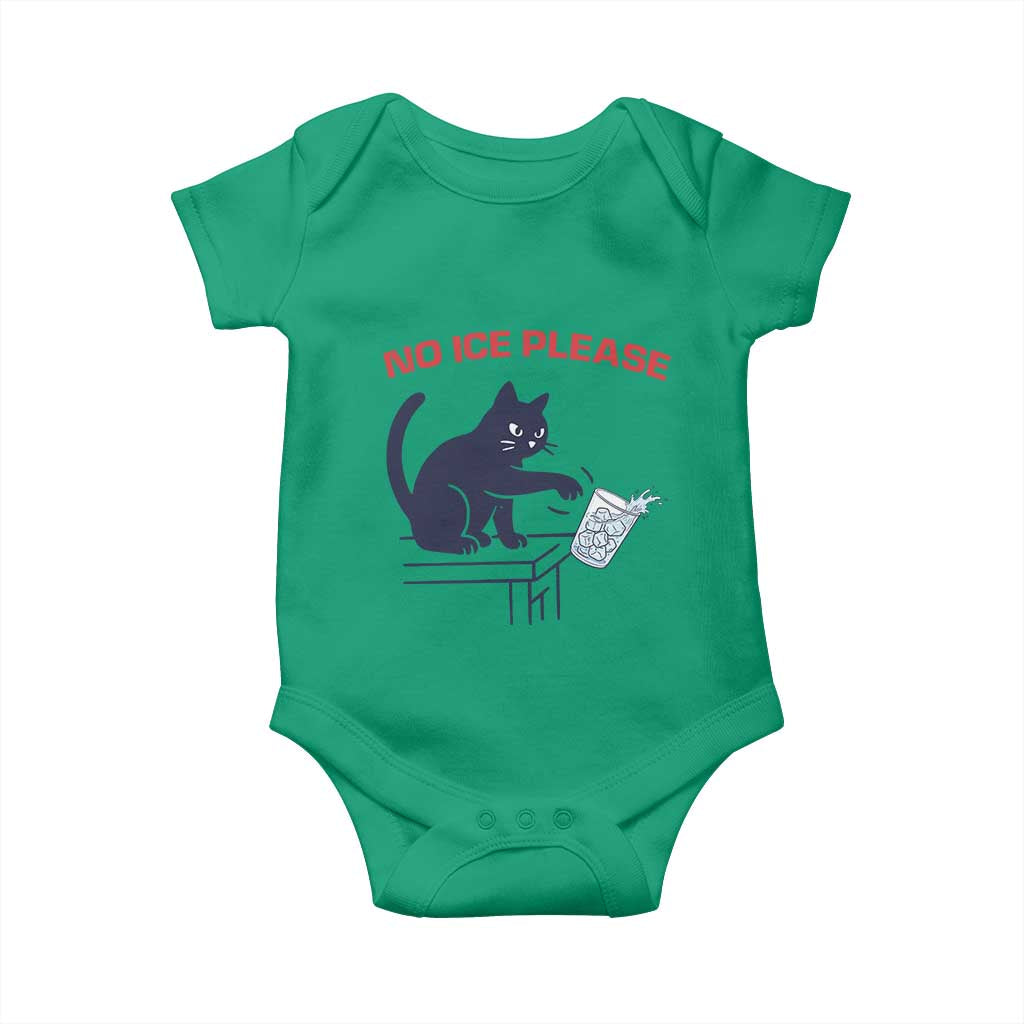 No Ice Please Baby Onesie Funny Cat Anti ICE Meme