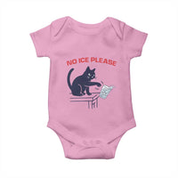 No Ice Please Baby Onesie Funny Cat Anti ICE Meme