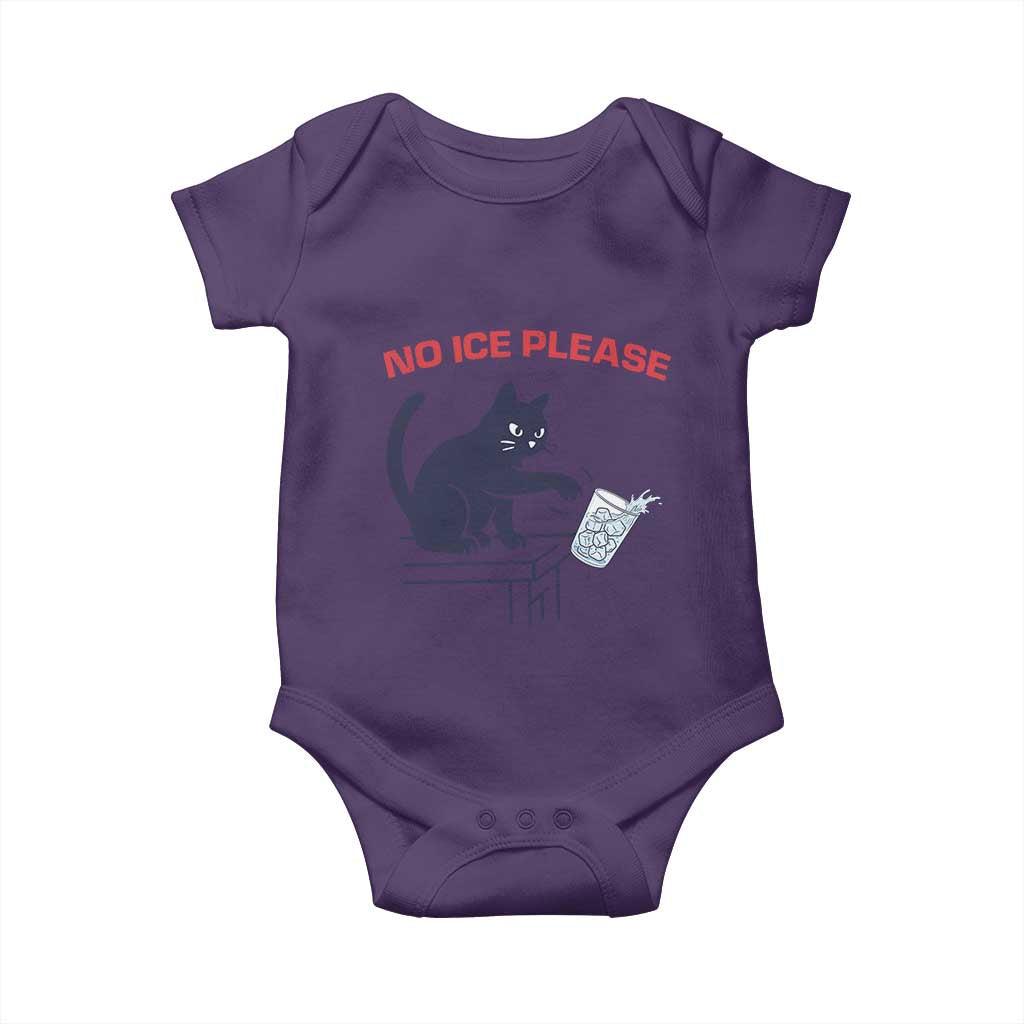 No Ice Please Baby Onesie Funny Cat Anti ICE Meme