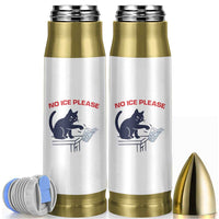 No Ice Please Bullet Tumbler Funny Cat Anti ICE Meme
