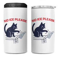 No Ice Please 4 in 1 Can Cooler Tumbler Funny Cat Anti ICE Meme